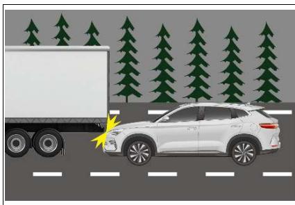 BYD Seal U (2023) - Cas ne déclenchant pasforcément le déploement des airbags - 2