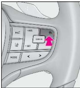 LEXUS LS XF50 Phase 2 (2020) - Réglage de la vitesse du vehicule (mode de contrôle de la distance entre vehicules) - 1