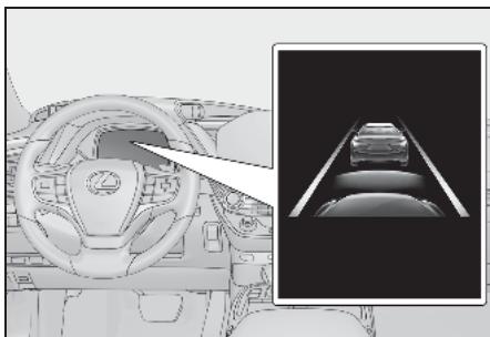 LEXUS LS XF50 Phase 2 (2020) - Avertissement d'approche (mode de contrôle de la distance entre vehicules) - 1