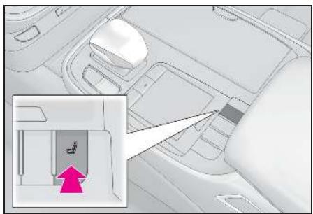 LEXUS LS XF50 Phase 2 (2020) - Actionnement du siège passager avant depuis le siège conducteur - 2