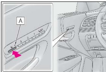 LEXUS LS XF50 Phase 2 (2020) - Actionnement du siège passager avant depuis le siège conducteur - 1