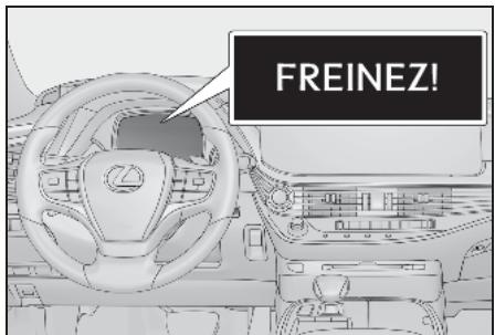 LEXUS LS XF50 Phase 2 (2020) - ■ Avertissement de sécurité de pré-collision - 1