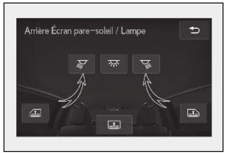 LEXUS LS XF50 Phase 2 (2020) - Utilisation du panneau multi-fonctions arrrière (sur modèles équipés) - 1