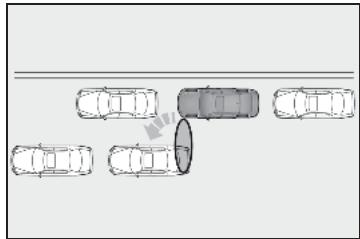LEXUS LS XF50 Phase 2 (2020) - Situations dans lesquelles la fonction de sortie d'une place de stationnement en créneau ne fonctionne pas - 1