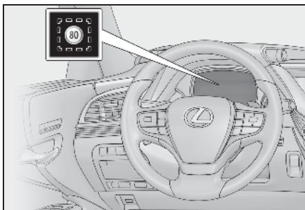 LEXUS LS XF50 Phase 2 (2020) - Indication sur l'écran multifonctionnel - 2