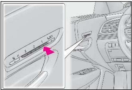 LEXUS LS XF50 Phase 2 (2020) - Rappel d'une position de conduite - 1