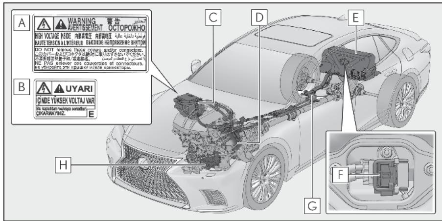 LEXUS LS XF50 Phase 2 (2020) - Composants du système - 1