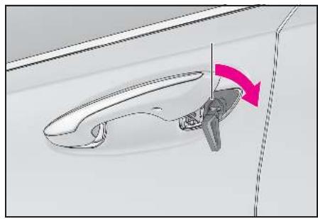 LEXUS LS XF50 Phase 2 (2020) - Verrouillage et déverrouillage des portes, déverrouillage du coffre - 2