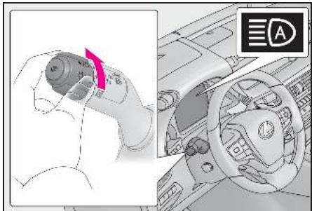 LEXUS LS XF50 Phase 2 (2020) - Activation du système de feu des route adaptatifs - 2