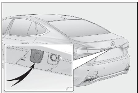 LEXUS LS XF50 Phase 2 (2020) - Capeurs utilisés par le système Advanced Park - 3
