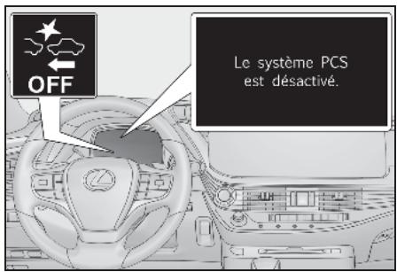LEXUS LS XF50 Phase 2 (2020) - Activation/désactivation du système de sécurité de pré-collision - 1