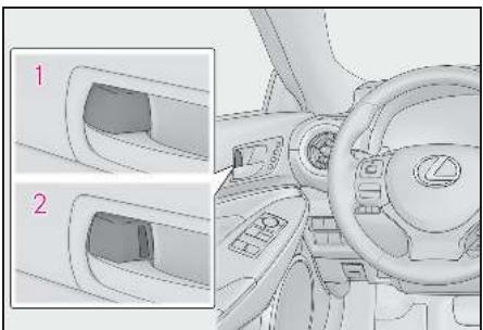 LEXUS Lexus RC F XC10 Phase 2 (2018) - Déverrouillage et verrouillage des portes depuis l'intérieur - 2