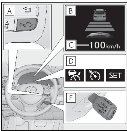 A B C—100km/h D E
