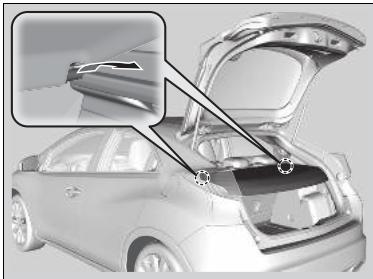 Honda Civic 9 Phase 1 (2012-2015) - Cache du compartment à bagages* - 2
