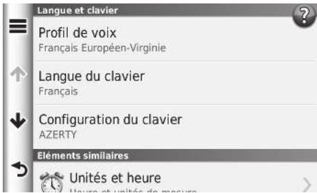 Honda Civic 9 Phase 1 (2012-2015) - HOME Navigation Paramétres Langue et clavier - 1