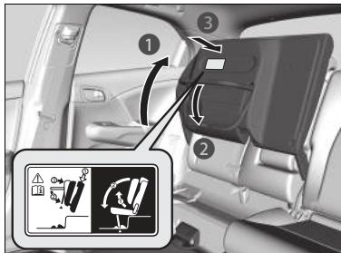 Honda Civic 9 Phase 1 (2012-2015) - Comment remetre les sièges arrrière en place* - 1