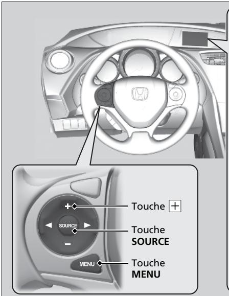 Honda Civic 9 Phase 1 (2012-2015) - Affichage des informations du système de moniteur d'huile - 1