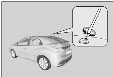 Honda Civic 9 Phase 1 (2012-2015) - Antenne audio* - 1