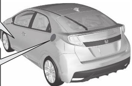 Honda Civic 9 Phase 1 (2012-2015) - Plein de carburant P453 - 4