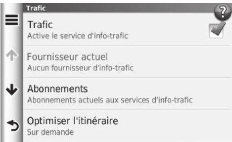 Honda Civic 9 Phase 1 (2012-2015) - HOME Navigation Paramètres Trafic - 1