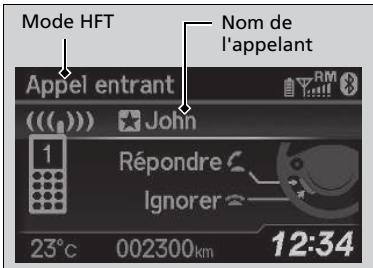 Honda Civic 9 Phase 1 (2012-2015) - Recevoir un appel - 1