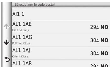 Honda Civic 9 Phase 1 (2012-2015) - HOME Navigation Ou aller? Adresse Saisir le code postal - 2