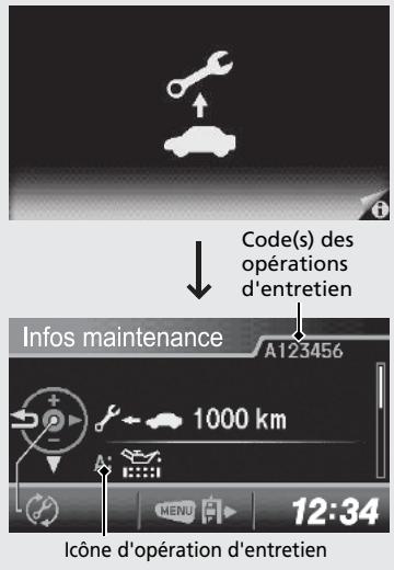 Honda Civic 9 Phase 1 (2012-2015) - Affichage des informations de rappel d'entretien - 2