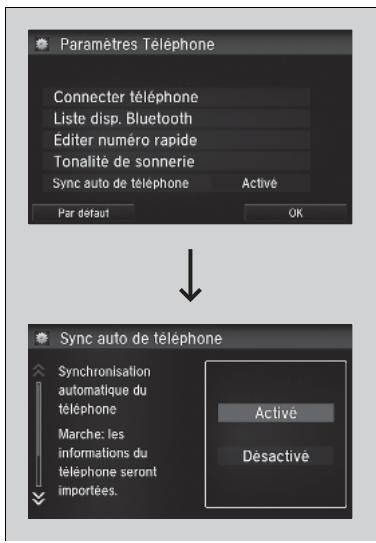 Honda Civic 9 Phase 1 (2012-2015) - Importation automatique du réseau d'un téléphone mobile et de l'histoire des appeals - 2