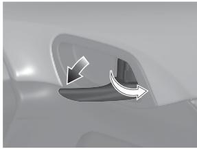 Honda Civic 9 Phase 1 (2012-2015) - Déverrouillage des portes avant de l'intérieur P.157 - 1