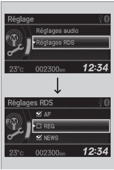 Honda Civic 9 Phase 1 (2012-2015) - Systeme de données radiodiffusées (RDS) - 2