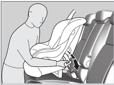 Honda Civic 9 Phase 1 (2012-2015) - Installation d'un système de retenue pour infant avec une ceinture de sécurité ventrale/thoracique - 1