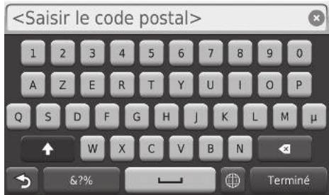 Honda Civic 9 Phase 1 (2012-2015) - HOME Navigation Ou aller? Adresse Saisir le code postal - 1