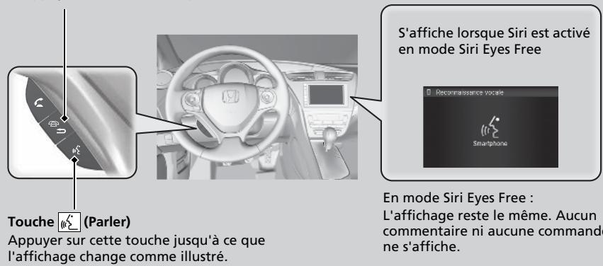 Honda Civic 9 Phase 1 (2012-2015) - Utilisation de Siri Eyes Free - 1