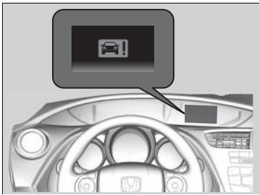 Honda Civic 9 Phase 1 (2012-2015) - Niveau d'alerte de collision - 1