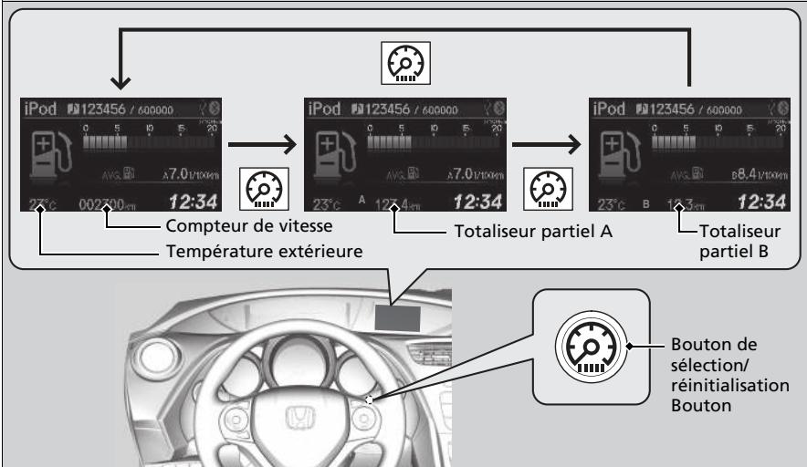 Honda Civic 9 Phase 1 (2012-2015) - Ordinateur trajet - 1