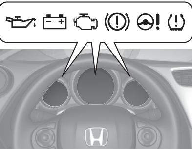 Honda Civic 9 Phase 1 (2012-2015) - Les témoins s'allument - 1