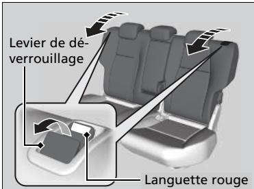 Honda Civic 9 Phase 1 (2012-2015) - Comment rabattre les sièges arrière - 2