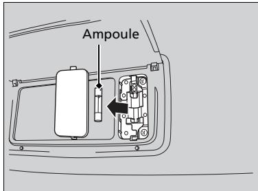 Honda Civic 9 Phase 1 (2012-2015) - Ampoule du miroir de courtoisie : 2 W - 2