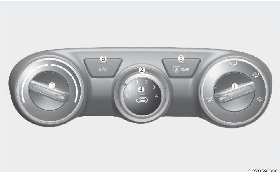 HYUNDAI Venue QX (2019) - SYSTÈME DE COMMANDE MANUELLE DE CLIMATISATION (SELON L'ÉQUIPEMENT) - 1