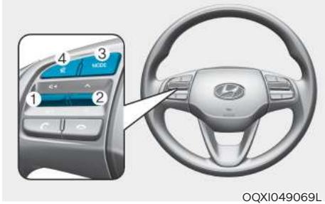 HYUNDAI Venue QX (2019) - Commandes audio du volant - 2