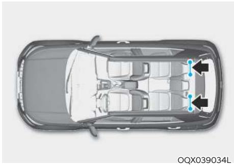 HYUNDAI Venue QX (2019) - Ancrages et attaches inférieur(e)s pour enfant (système LATCH) - 1