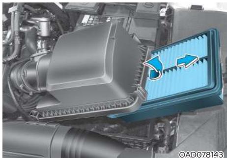 HYUNDAI Venue QX (2019) - Remplacement du filtre - 2