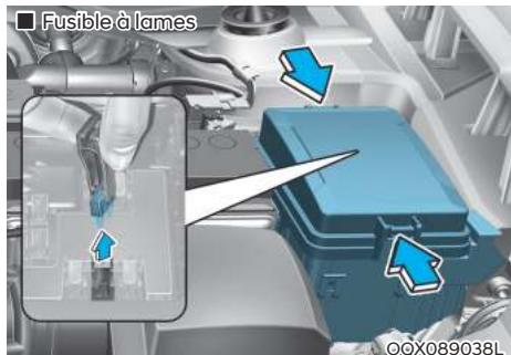 HYUNDAI Venue QX (2019) - Remplacement de fusible dans le compartiment moteur - 1