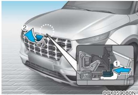 HYUNDAI Venue QX (2019) - Ouverture du capot - 2