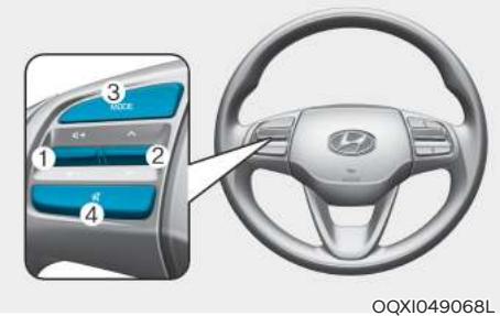 HYUNDAI Venue QX (2019) - Commandes audio du volant - 1