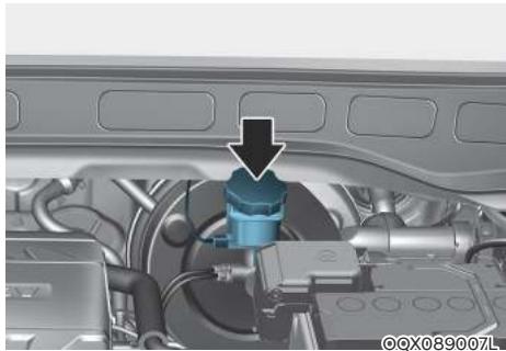 HYUNDAI Venue QX (2019) - Vérification du niveau de liquide de frein/d'embrayage - 1