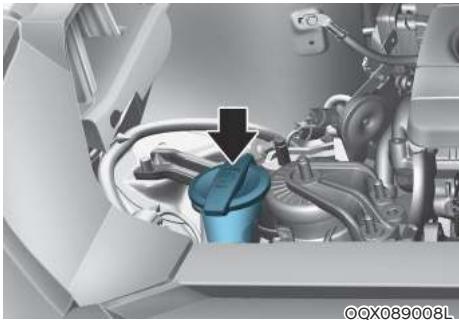 HYUNDAI Venue QX (2019) - Vérification du niveau de liquide de lave-glace - 1