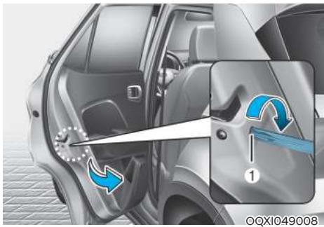 HYUNDAI Venue QX (2019) - Serrures de porte arrière avec protection enfant - 1