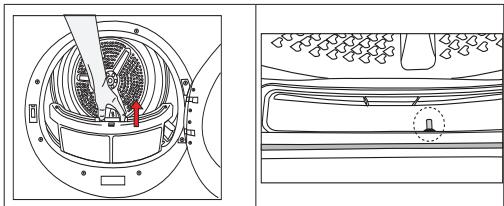 INDESIT CYSD82DWWFR - Nettoyage du capteur - 1