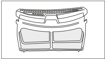 INDESIT CYSD82DWWFR - Filtres à peluches (filtres internes et externes) / Nettoyage de la surface intérieure de la porte de chargement - 5
